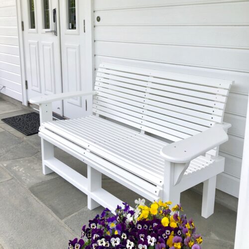 Garden Bench Slat Back Standard