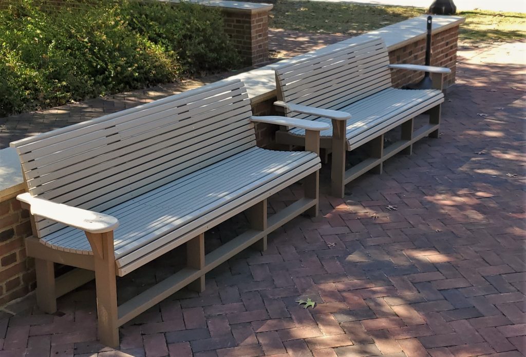 Garden Bench Slat Back 6′