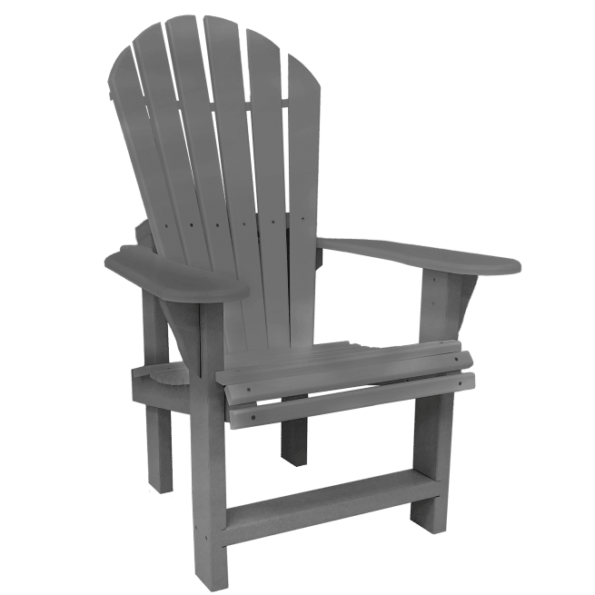 Product Picture of a grey Adirondack chair